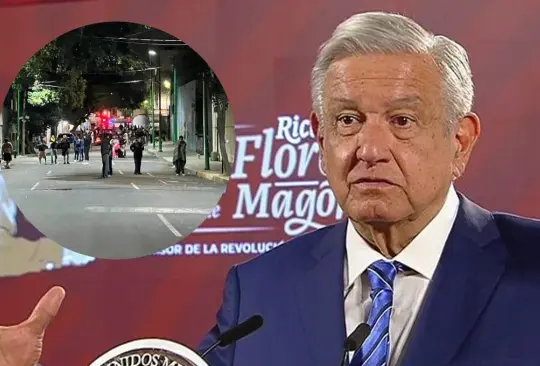 AMLO lamenta muerte de dos personas en CDMX. AMLO lamenta muerte de dos personas en CDMX.