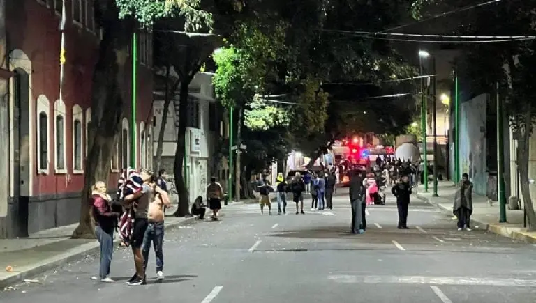 El sismo sorprendió a los habitantes de la CDMX. Foto: Quinto Poder.