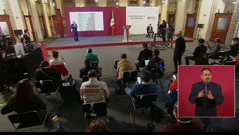 Debate entre AMLO y Jorge Ramos. Foto: captura de pantalla.