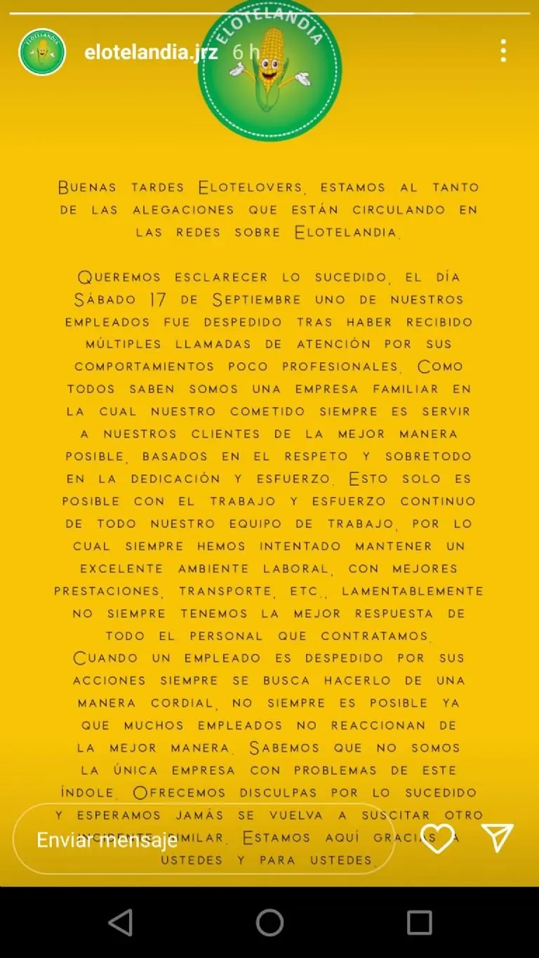 Elotelandia responde a la polémica (Instagram)