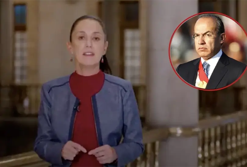 Sheinbaum critica a Calderón y al PAN por la guerra contra el narco: "¿No les parece hipocresía?" Sheinbaum critica a Calderón y al PAN por la guerra contra el narco: "¿No les parece hipocresía?"