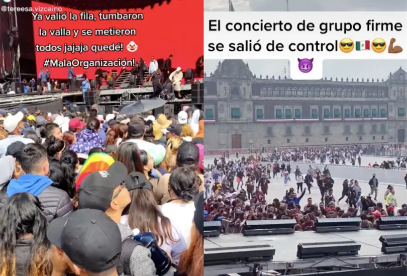 Videos de la SSC y usuarios de TikTok dan cuenta a la estampida humana que se registr&oacute; esta ma&ntilde;ana en el Z&oacute;calo Cr&eacute;ditos: Especial 