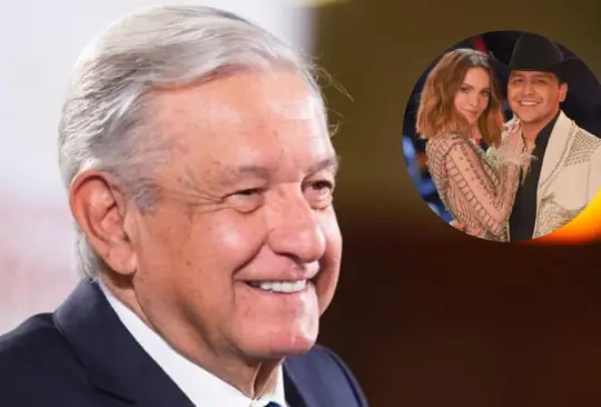 AMLO habla sobre posible concierto gratuito de Nodal y Belinda en el Zócalo. 