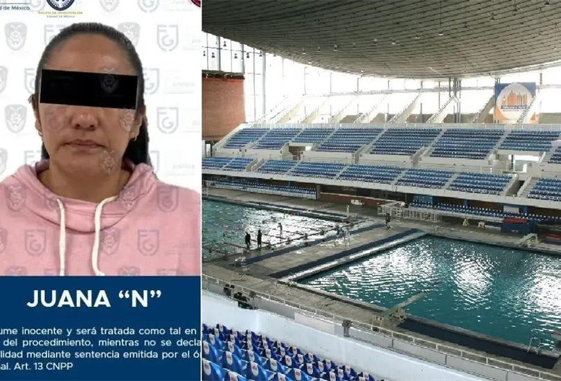 Detiene a exinstructora de nataci&oacute;n por el homicidio de un ni&ntilde;o en alberca ol&iacute;mpica de CDMX