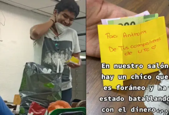  Al notar que su compa&ntilde;ero estaba pasando por una crisis econ&oacute;mica muy fuerte, los j&oacute;venes de la Universidad Tecnol&oacute;gica de Coahuila decidieron apoyarlo para que puidiera continuar sus estudios