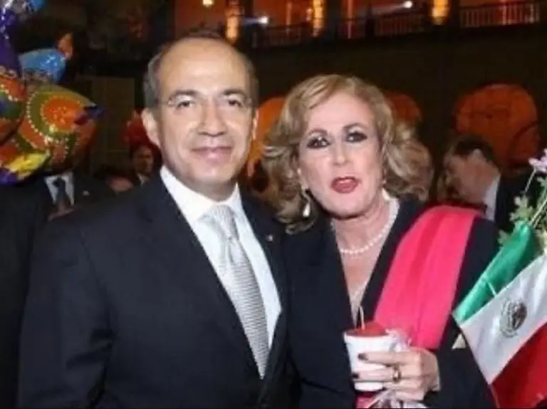 Felipe Calderón y Laura Zapata. Foto: Instagram (laurazapataoficial).