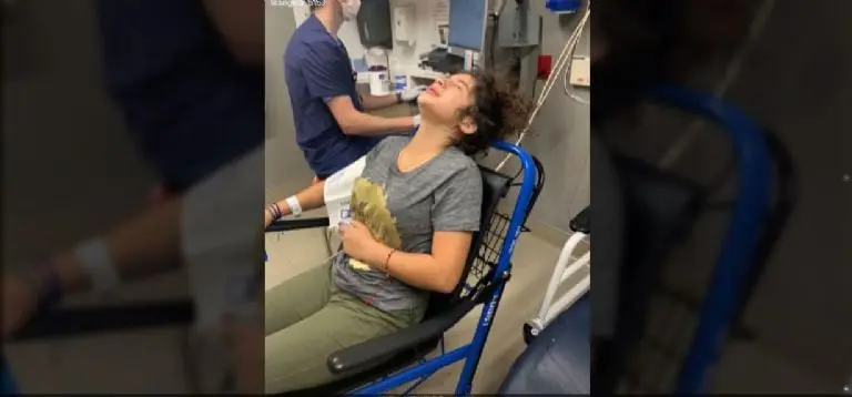 Joven es hospitalizada por hacer reto viral. Foto: captura de pantalla.