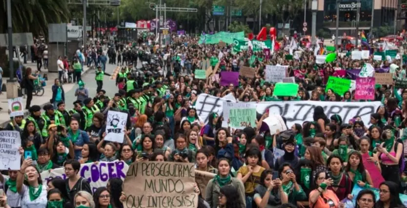 As&iacute; se vivi&oacute; la marcha del 28S 2022 en la Ciudad de M&eacute;xico Cr&eacute;ditos: Cuartoscuro 