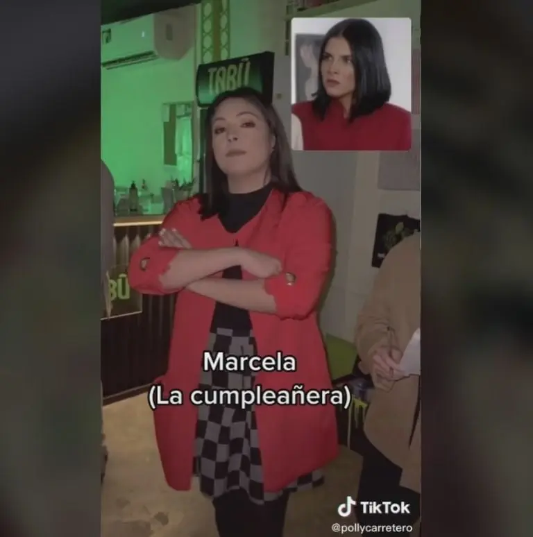 Fiesta temática de Betty, la fea (TikTok)