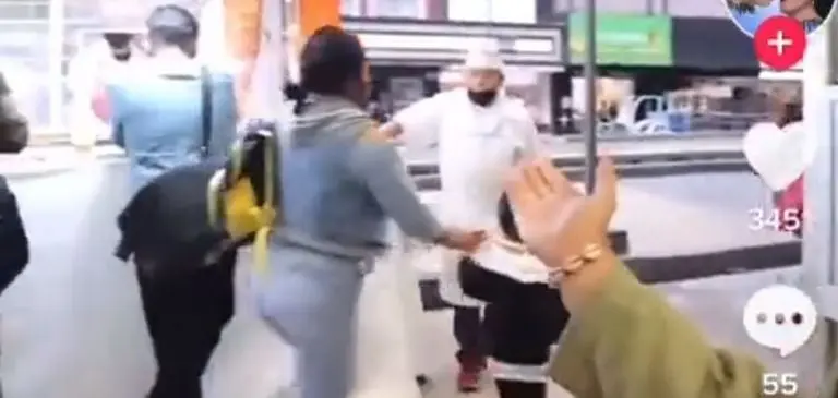 También encontraron un puesto de tacos. Foto: captura de pantalla.