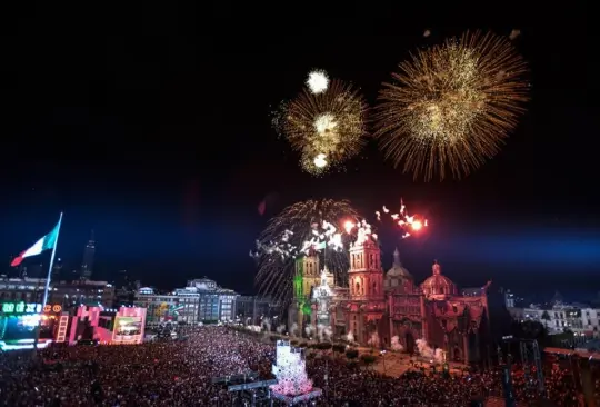 Los años anteriores no hubo gente en el Zócalo debido a la pandemia.