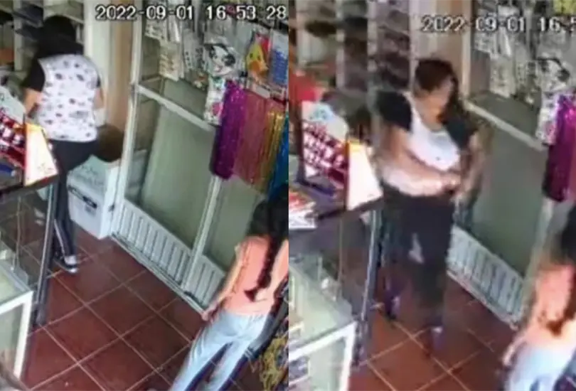 El reprobable hecho fue captado por una c&aacute;mara de seguridad Cr&eacute;ditos: Especial 