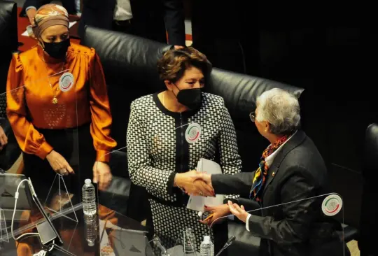 Delfina Gómez regresa al senado, cargo que dejó en 2018. 