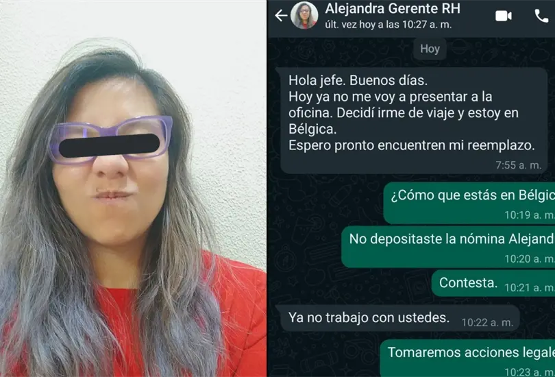 Un internauta acus&oacute; a una joven de robarse el dinero de la n&oacute;mina de los empleados para viajar a B&eacute;lgica