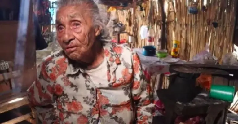 La abuelita de 95 años aseguró que sus hijos la habían abandonado