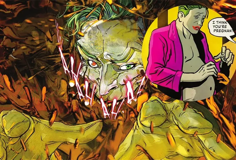 El n&uacute;mero 4 de Joker: The Man Who Stopped Laughing present&oacute; una batalla entre Joker y Zatanna que culmin&oacute; con el embarazo del Principe Payaso del crimen