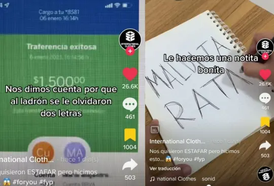 Una usuaria de TikTok mostró cómo se vengó de unos supuestos estafadores que intentaron obtener mercancía gratis haciendo un depósito bancario falso