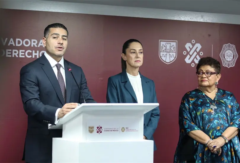 La Jefa de Gobierno de la CDMX, Claudia Sheinbuam, detall&oacute; que detuvieron a 11 presuntos responsables del ataque contra el periodista