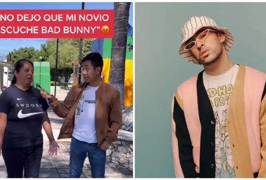 Mujer prohíbe a su novio que escuche a Bad Bunny