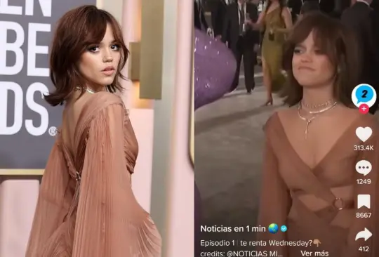 Una reportera le pidió a la joven que mostrara sus pasos en la alfombra roja de los Golden Globes, algo que no le hizo ni un poco de gracia Una reportera le pidió a la joven que mostrara sus pasos en la alfombra roja de los Golden Globes, algo que no le hizo ni un poco de gracia