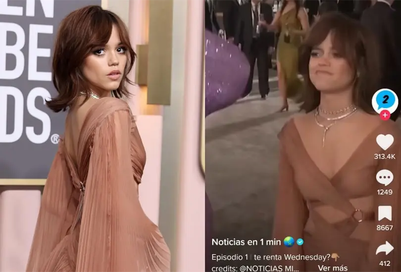 Una reportera le pidi&oacute; a la joven que mostrara sus pasos en la alfombra roja de los Golden Globes, algo que no le hizo ni un poco de gracia 