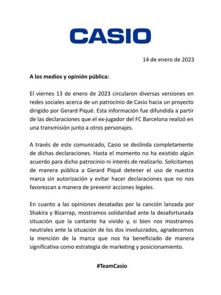 Fuente: Twitter @ReIojesCasio