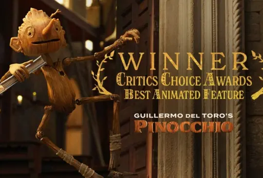 Guillermo del Toro volvió a ganar otro premio con Pinocho, esta vez del Critics Choice Awards, un indicador de cómo serán los premios Oscar de la Academia.