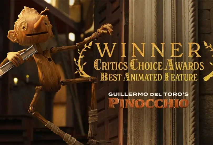 Guillermo del Toro volvi&oacute; a ganar otro premio con Pinocho, esta vez del Critics Choice Awards, un indicador de c&oacute;mo ser&aacute;n los premios Oscar de la Academia.