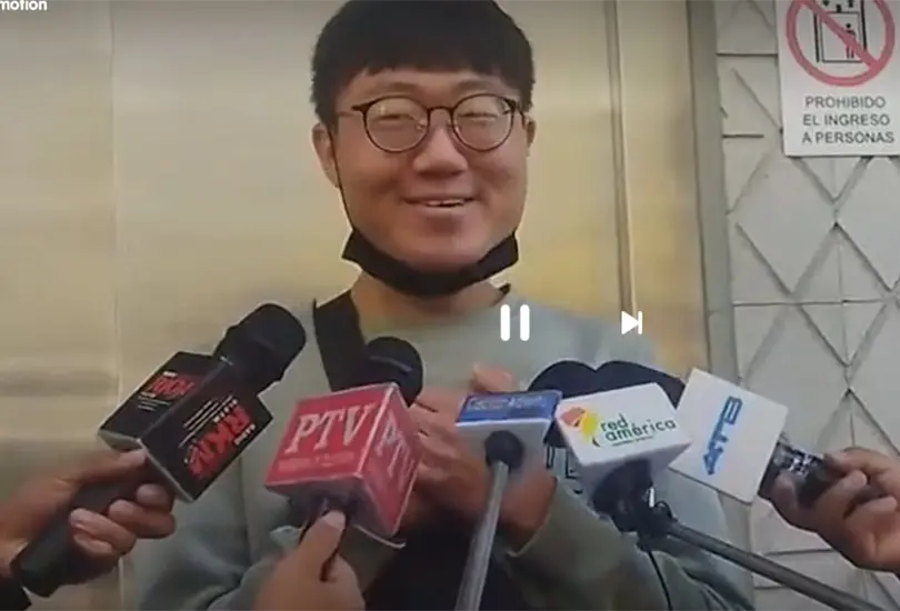 El joven Son John Lee viaj&oacute; desde Corea del Sur hasta Bolivia para poder encontrar a su novia virtual, pero las cosas no salieron como esperaba