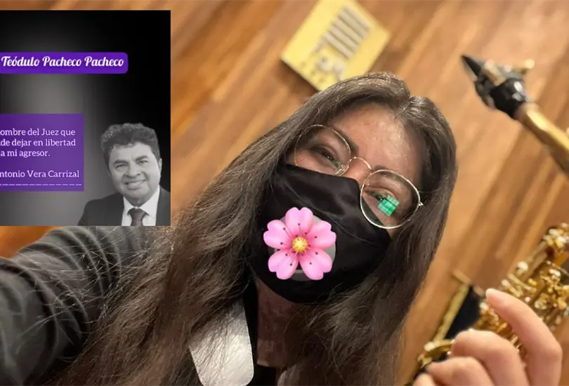 El juez Teódulo Pacheco está siendo parcial y podría dejar en libertad al autor intelectual de su ataque con ácido, advirtió la saxofonista María Elena Ríos. El juez Teódulo Pacheco está siendo parcial y podría dejar en libertad al autor intelectual de su ataque con ácido, advirtió la saxofonista María Elena Ríos.