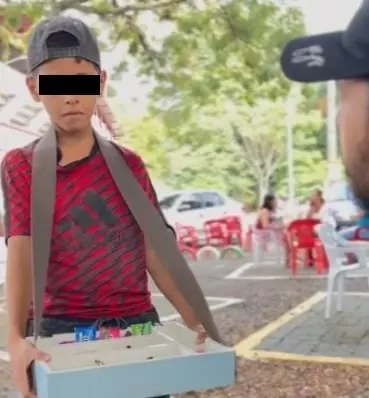 Falso: video del niño genio que vendía dulces