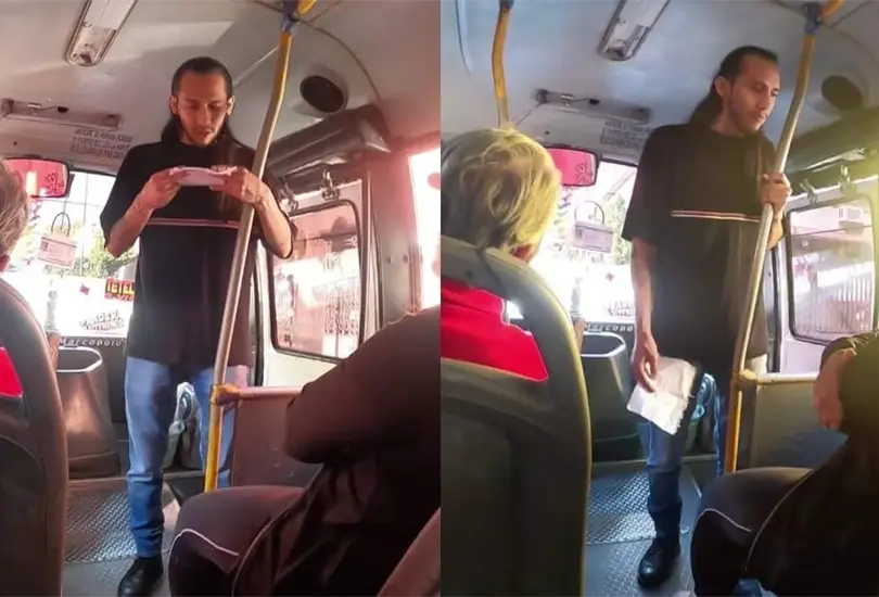 El video del inesperado asalto se volvi&oacute; viral en TikTok Cr&eacute;ditos: Captura de pantalla 