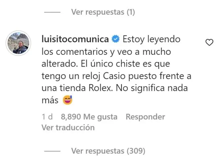 Luisito Comunica se defiende de las críticas (Instagram)