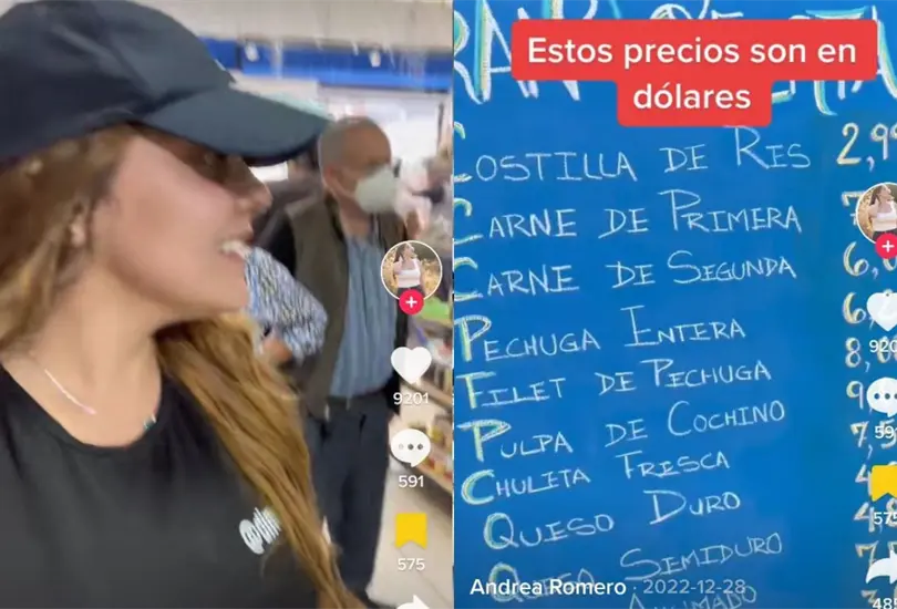 Una usuaria de TikTok mostr&oacute; los altos costos de la canasta b&aacute;sica en Venezuela y c&oacute;mo las personas que ganan el salario m&iacute;nimo se la ven muy complicada para adquirir huevo o alg&uacute;n tipo de carne