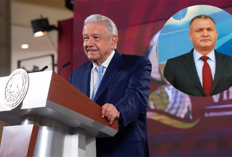 Si se descubre que Genaro García Luna robó 600 mdd del erario mexicano, aunque sean juicios en EU, nos tienen que devolver el dinero, sentenció AMLO. Si se descubre que Genaro García Luna robó 600 mdd del erario mexicano, aunque sean juicios en EU, nos tienen que devolver el dinero, sentenció AMLO.