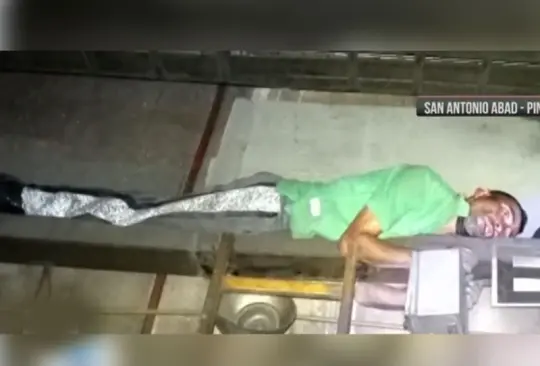 Exhiben a hombre robando cables en el Metro