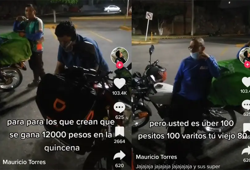 Fue en TikTok en donde un usuario revel&oacute; cu&aacute;nto ganan sus compa&ntilde;eros al repartir comida en las diversas aplicaciones delivery