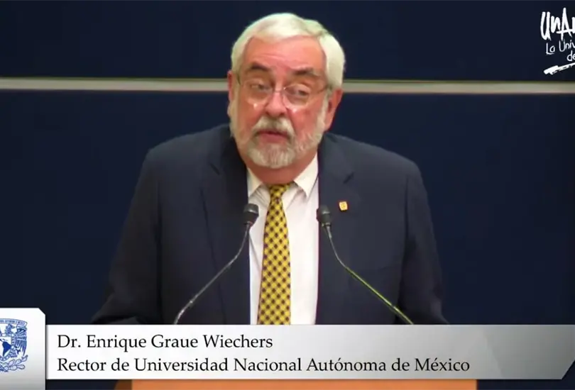 Aunque se concluyó que hay copia sustancial en la tesis de Yasmín Esquivel, Enrique Graue dijo que la UNAM aún busca un curso de acción. Aunque se concluyó que hay copia sustancial en la tesis de Yasmín Esquivel, Enrique Graue dijo que la UNAM aún busca un curso de acción.