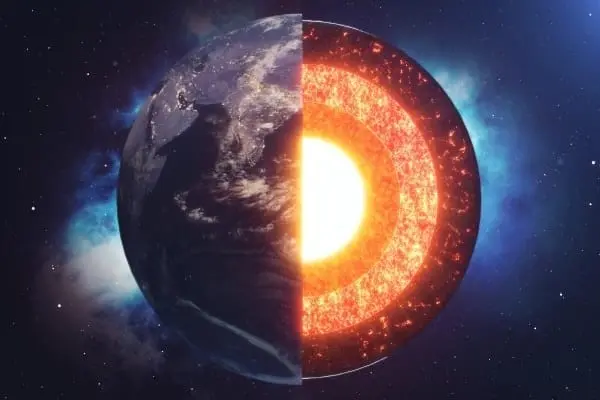 El núcleo de la Tierra se ubica a más de 5 mil kilómetros de profundidad Créditos: Especial El núcleo de la Tierra se ubica a más de 5 mil kilómetros de profundidad Créditos: Especial