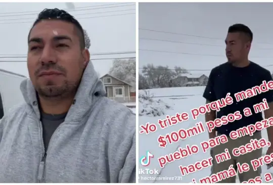 Migrante le manda dinero a su mamá para una casa y se lo gasta