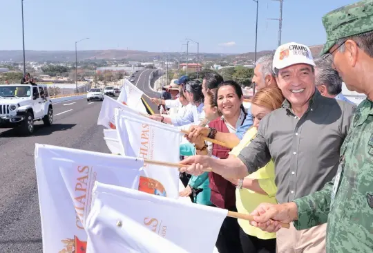 Este es el tercer puente elevado que se construye en Tuxtla Gutiérrez en la administración de Rutilio Escandón