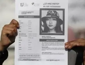 Mar&iacute;a &Aacute;ngela fue reportada como desaparecida el pasado 19 de enero.