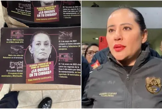 Descubren propaganda contra Sheinbaum en oficinas de la alcaldía Cuauhtémoc 