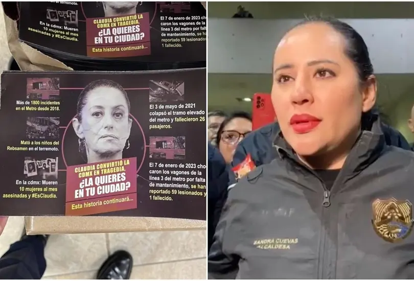 Descubren propaganda contra Sheinbaum en oficinas de la alcald&iacute;a Cuauht&eacute;moc 