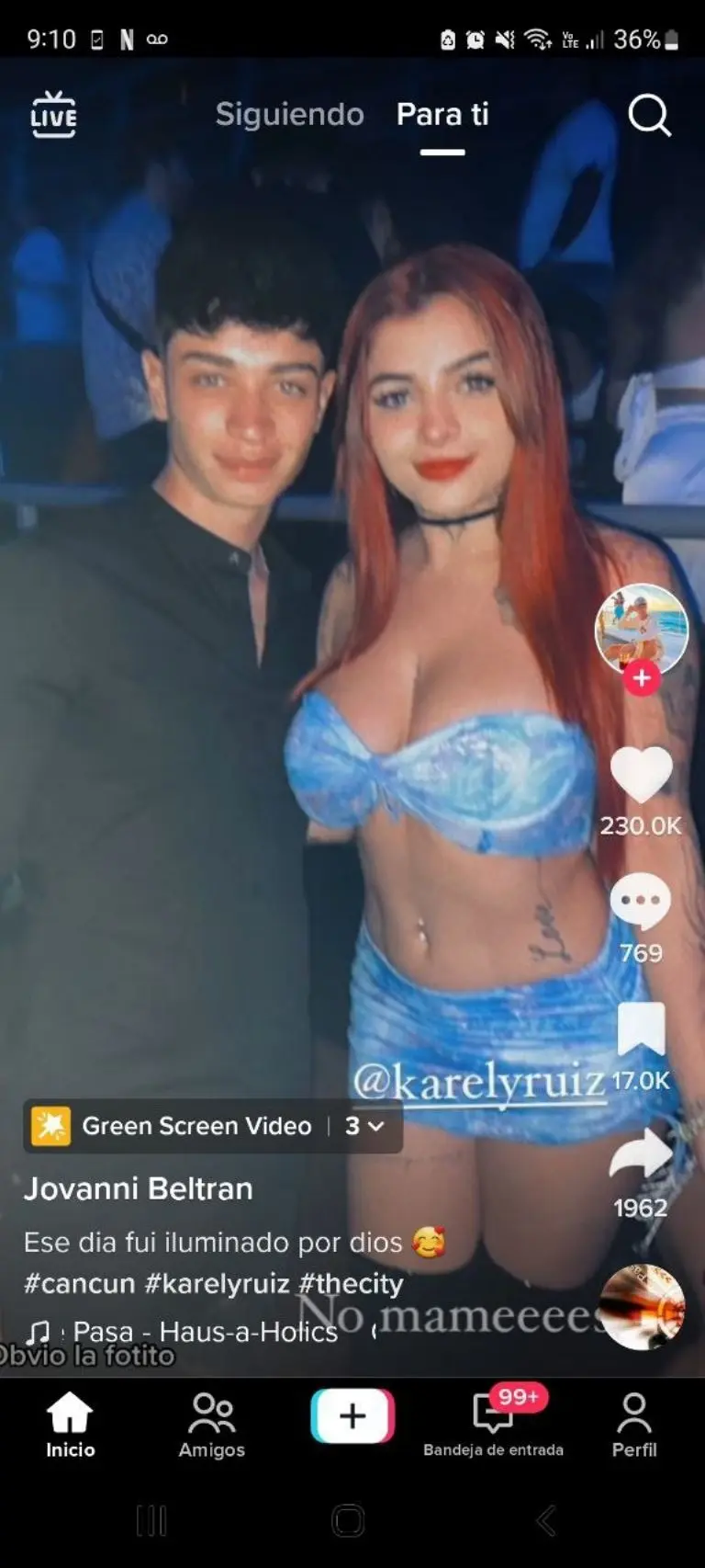 Joven presume beso con Karely Ruiz - Tomada de video