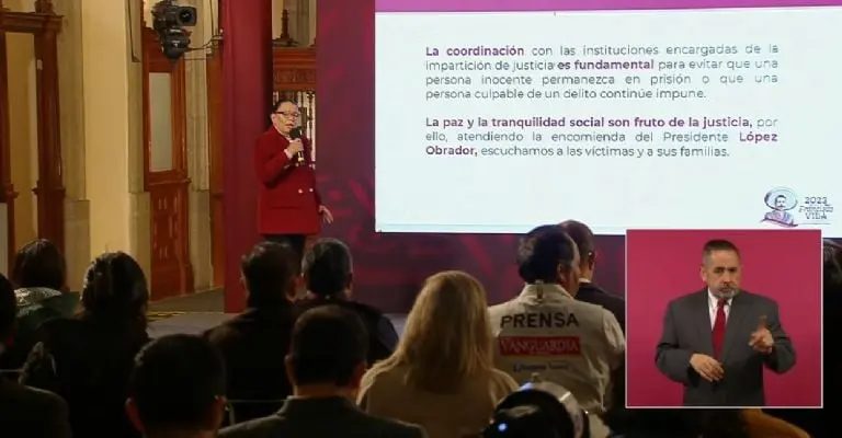 La titular de SSPC recordó que Rubicial