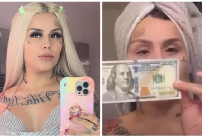 Mona muestra cómo es un dólar Mona muestra cómo es un dólar