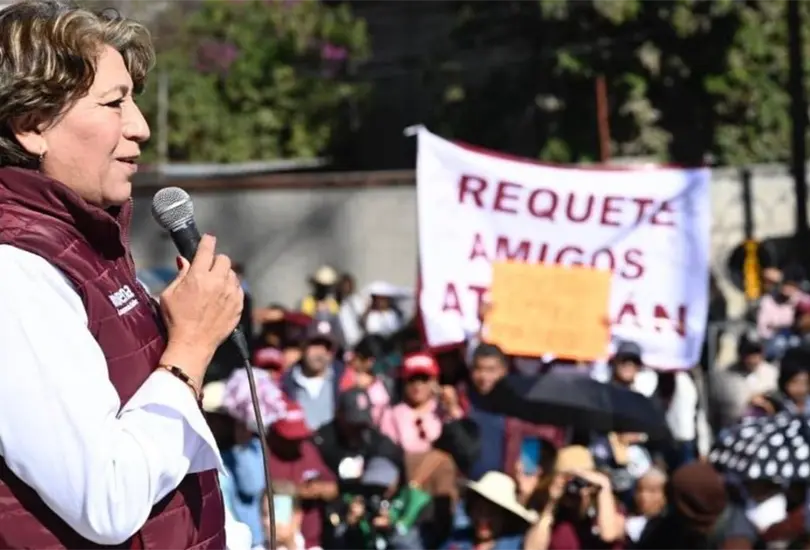 Delfina G&oacute;mez llam&oacute; a no vender la dignidad. 