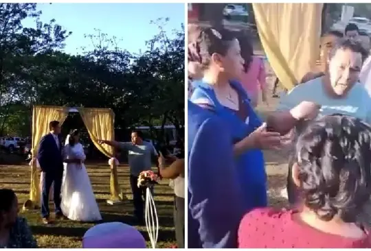 Papá interrumpe la boda de su exyerno Papá interrumpe la boda de su exyerno