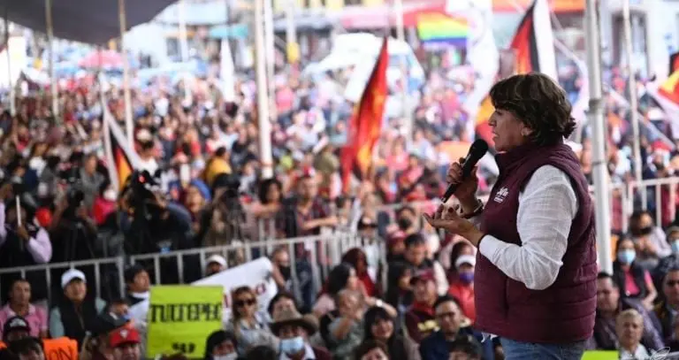 Delfina Gómez hizo un llamado a la unidad. Facebook (Delfina Gómez Álvarez).
